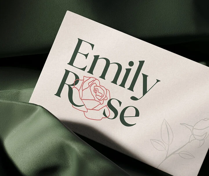 A website and brand in bloom for Emily Rose